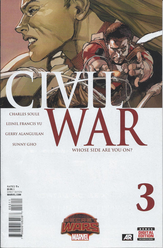 CIVIL WAR (2ND SERIES) # 3 VF/NM