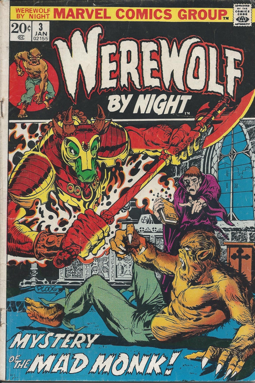 WEREWOLF BY NIGHT (1ST SERIES) # 3 VG