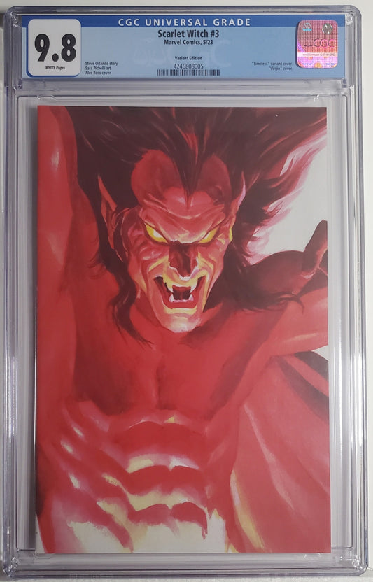 SCARLET WITCH (3RD SERIES) # 3 CGC 9.8 NM/MT Alex Ross Timeless Mephisto