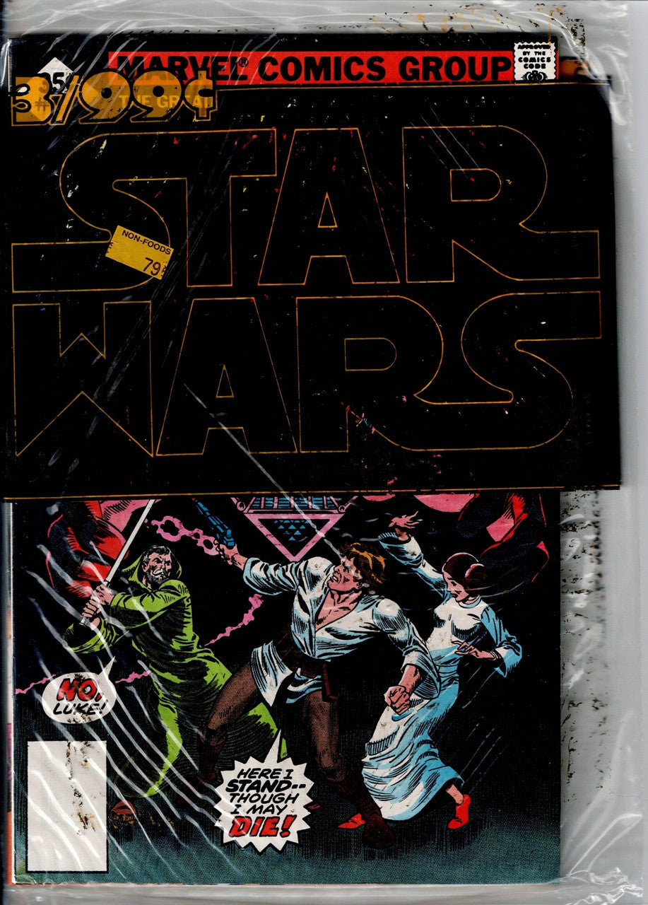 STAR WARS (1ST SERIES) #4-6 NM Whitman Variants in Sealed Polybag