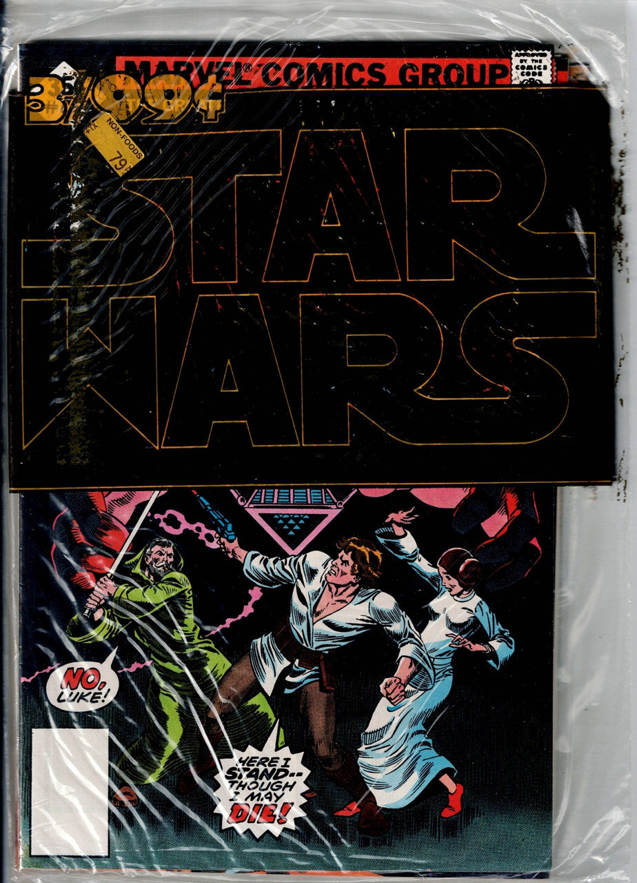 STAR WARS (1ST SERIES) #4-6 NM Whitman Variants in Sealed Polybag