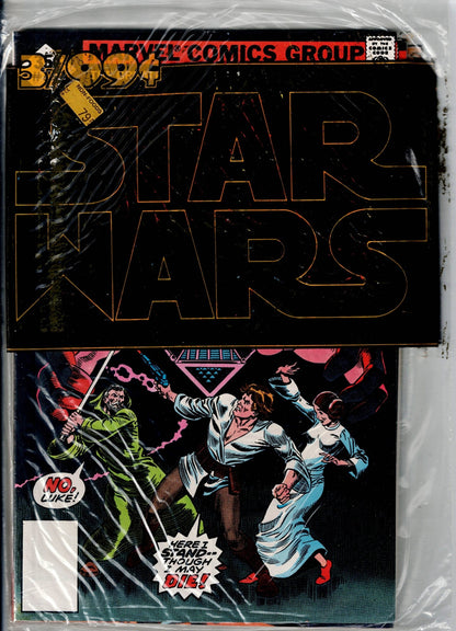 STAR WARS (1ST SERIES) #4-6 NM Whitman Variants in Sealed Polybag