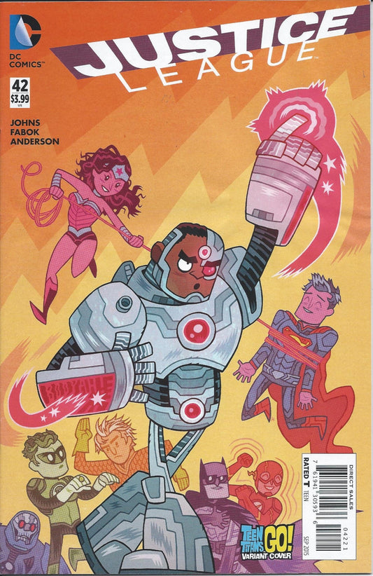 JUSTICE LEAGUE (2ND SERIES) #42 VG Teen Titans Go Variant Cover