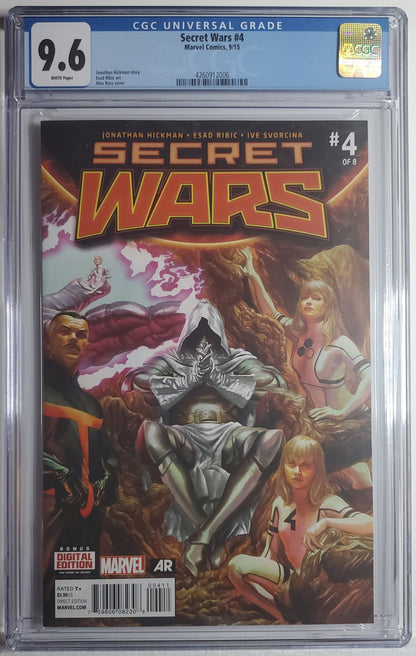 SECRET WARS # 4 CGC 9.6 NM+