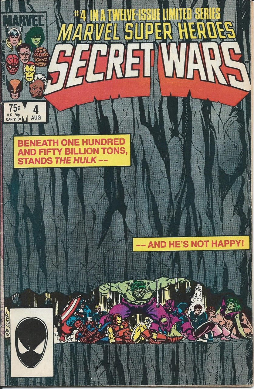 MARVEL SUPER HEROES SECRET WARS # 4 VG