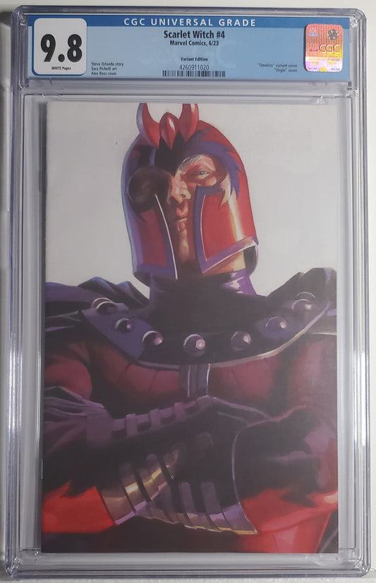 SCARLET WITCH (3RD SERIES) # 4 CGC 9.8 NM/MT Alex Ross Timeless Magneto