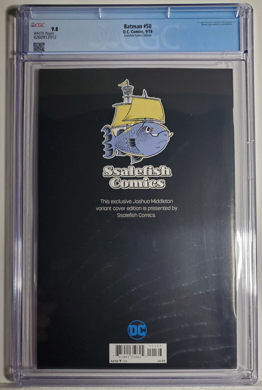 BATMAN (3RD SERIES) #50 CGC 9.8 NM/MT Ssalesfish Comics Variant Cover