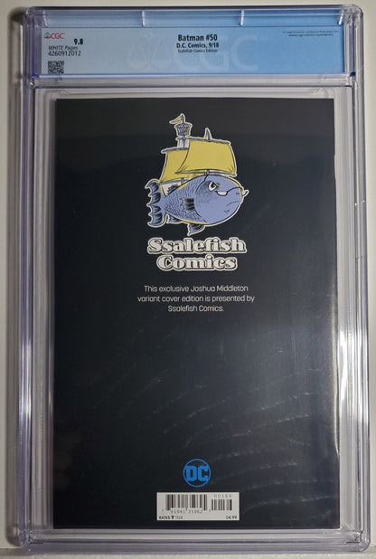 BATMAN (3RD SERIES) #50 CGC 9.8 NM/MT Ssalesfish Comics Variant Cover