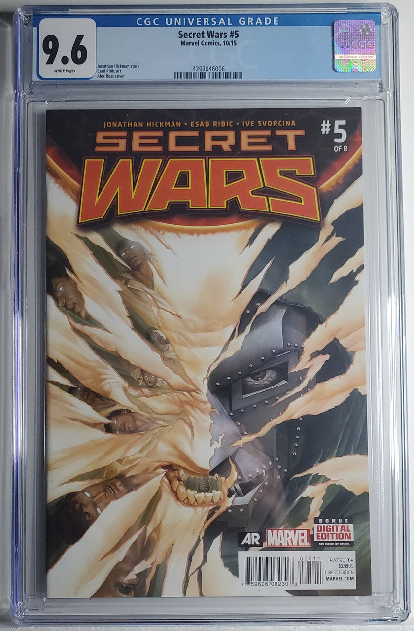 SECRET WARS # 5 CGC 9.6 NM+