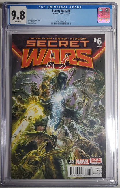 SECRET WARS # 6 CGC 9.8 NM/MT