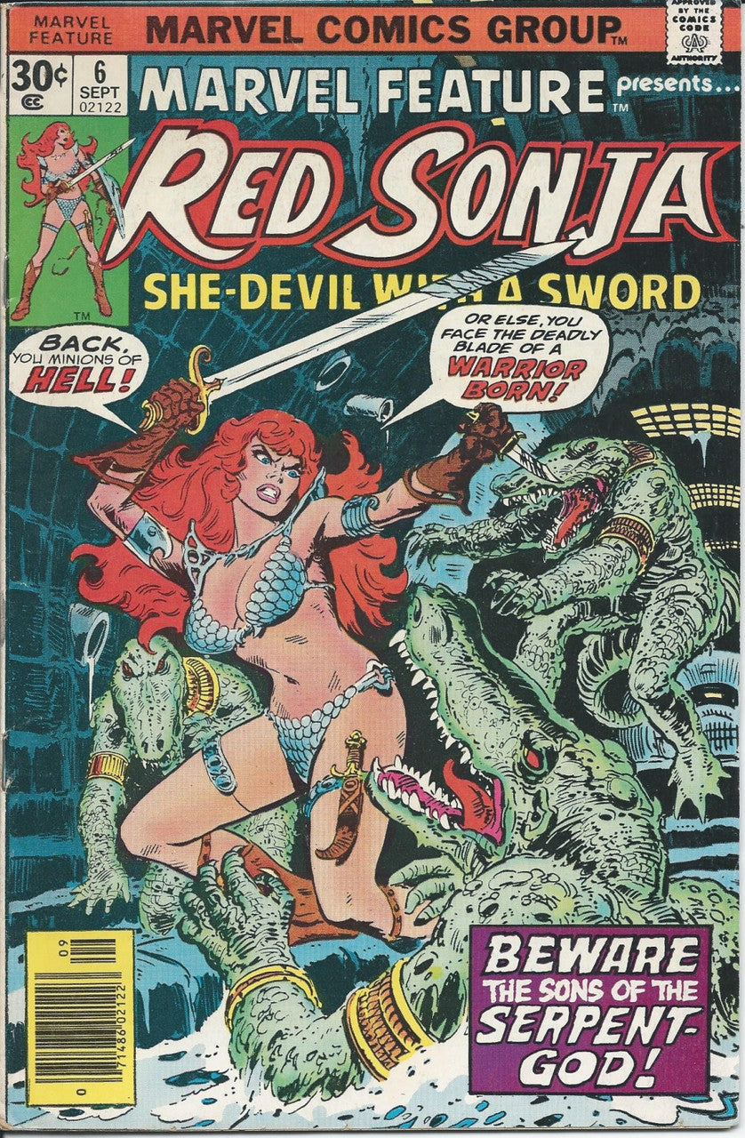 MARVEL FEATURE (2ND SERIES) # 6 VG/FN Presents Red Sonja