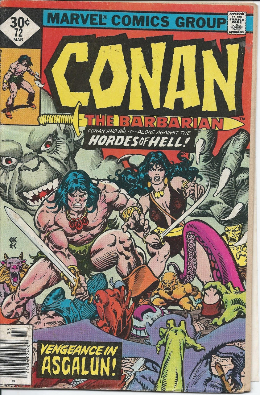 CONAN THE BARBARIAN (1ST SERIES) # 72 GD