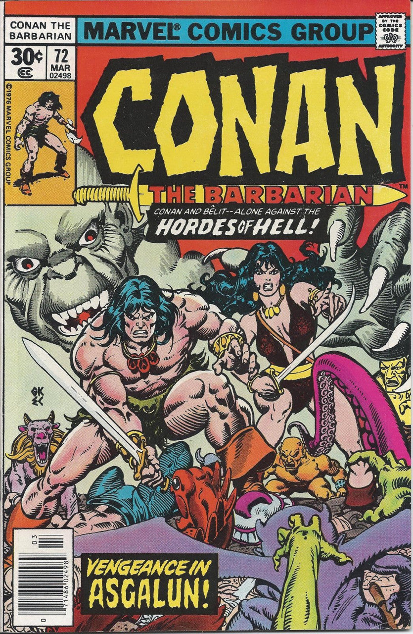 CONAN THE BARBARIAN (1ST SERIES) # 72 VF/NM