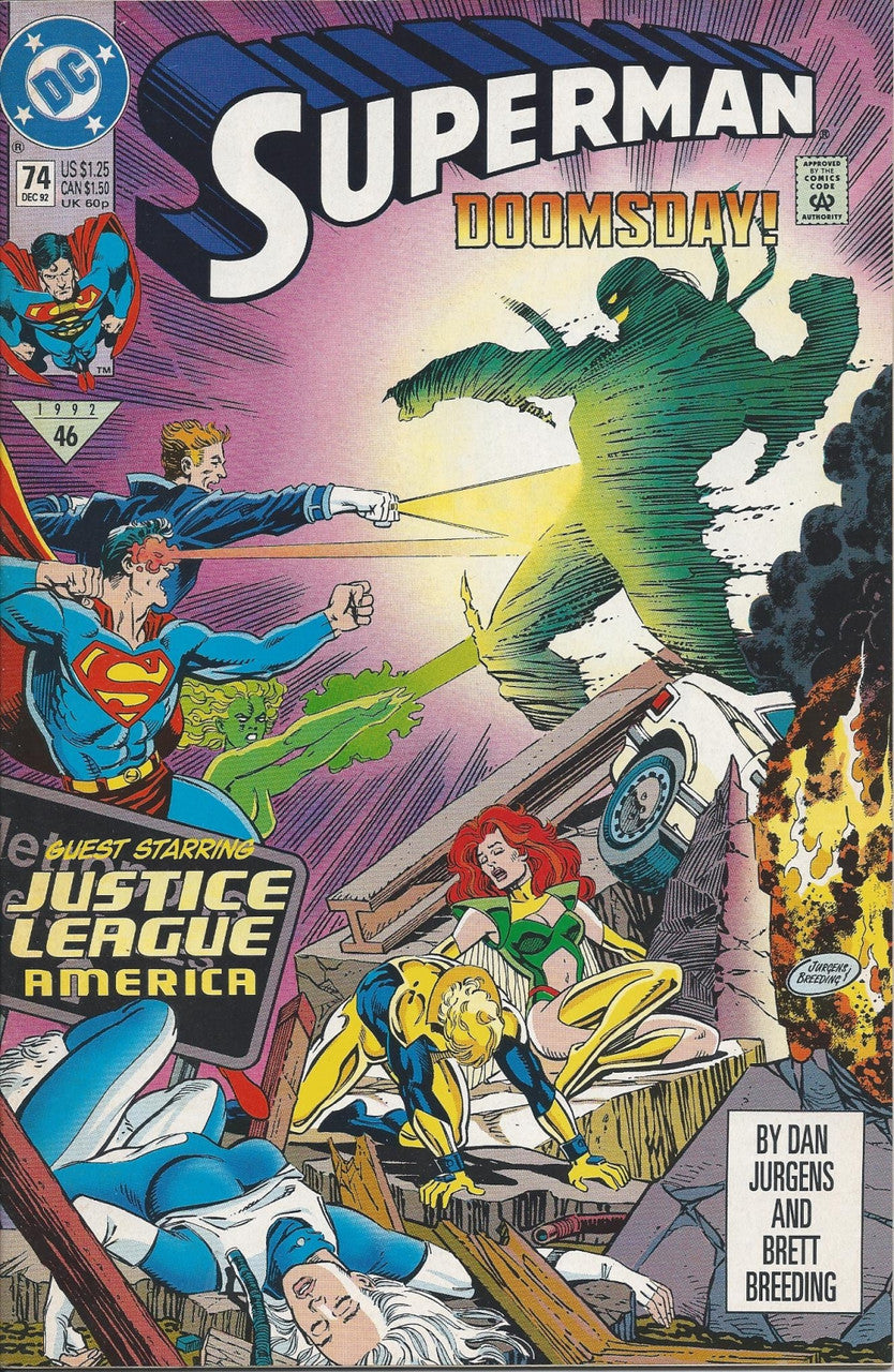 SUPERMAN (2ND SERIES) #74 VF