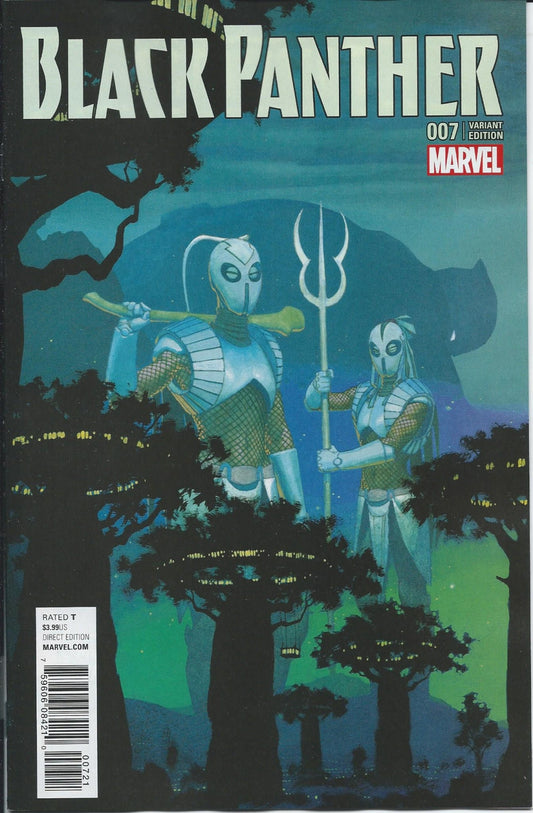 BLACK PANTHER (5TH SERIES) # 7 NM Esad Ribic Triptych Variant Cover # 3 of 3