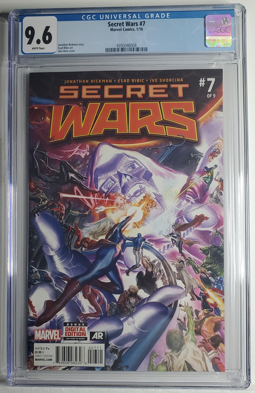 SECRET WARS # 7 CGC 9.6 NM+