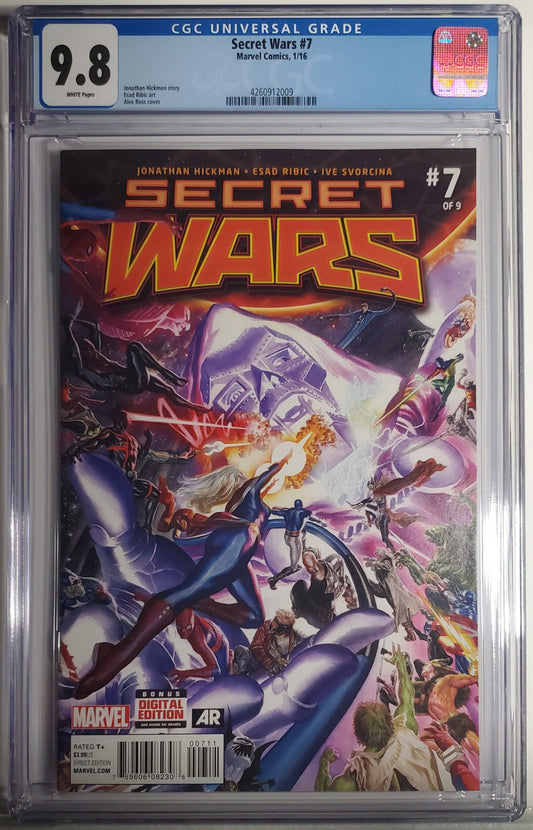 SECRET WARS # 7 CGC 9.8 NM/MT