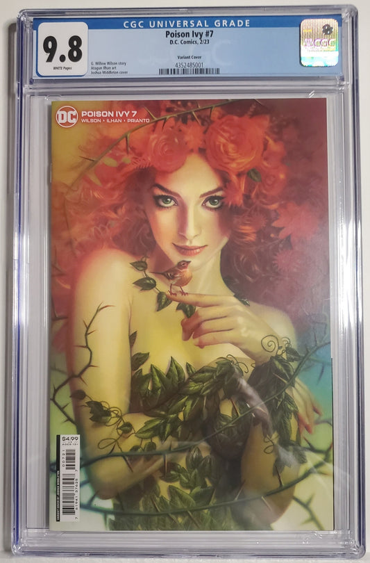 POISON IVY # 7 CGC 9.8 NM/MT Joshua Middleton Cardstock Variant Cover