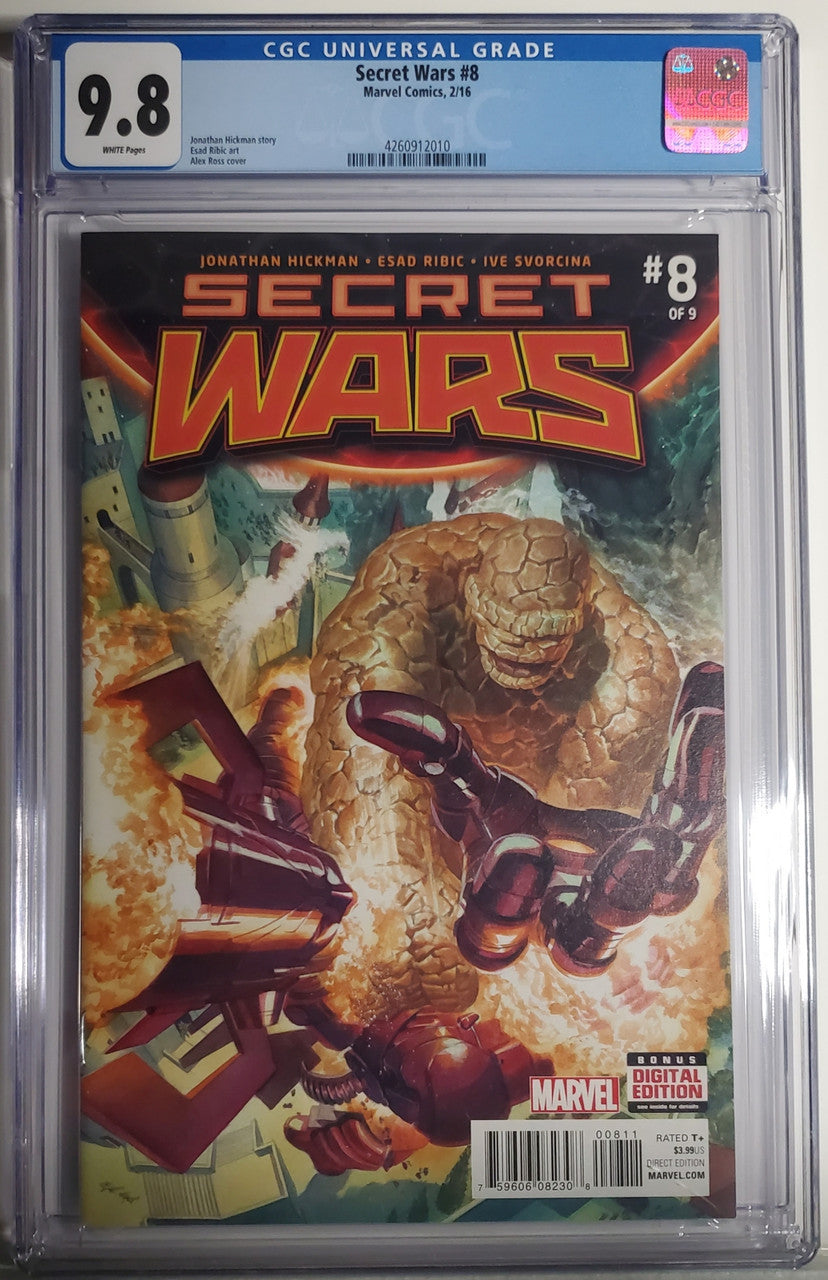 SECRET WARS # 8 CGC 9.8 NM/MT