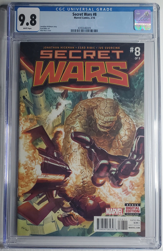 SECRET WARS # 8 CGC 9.8 NM/MT