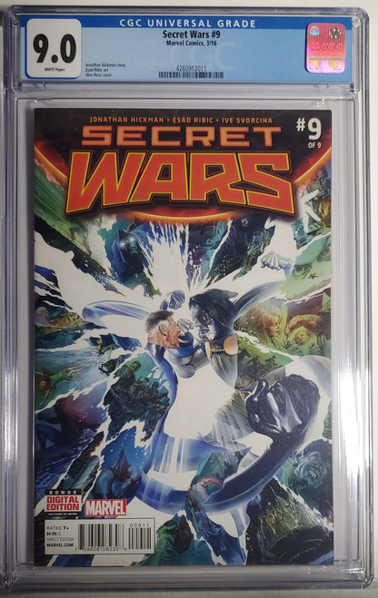 SECRET WARS # 9 CGC 9.0 VF/NM