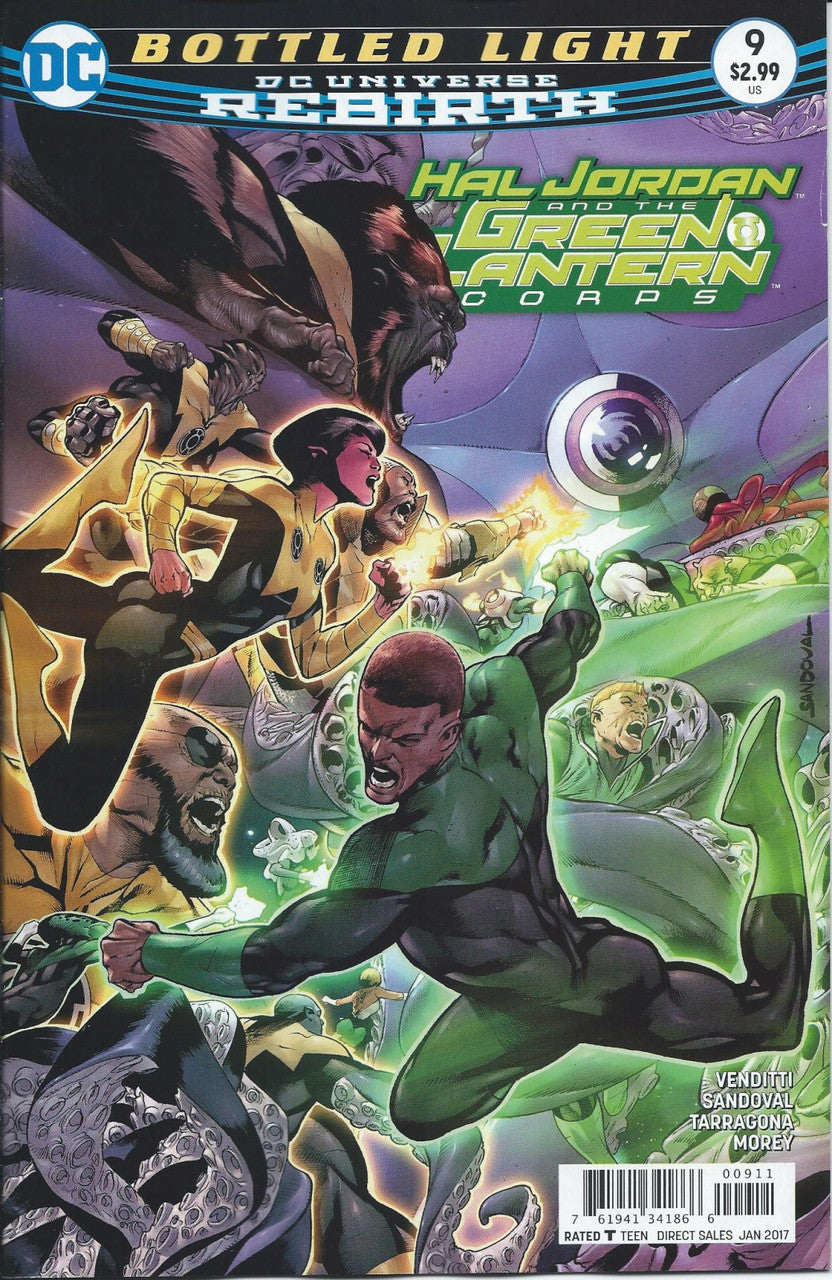 HAL JORDAN & THE GREEN LANTERN CORPS # 9 FN