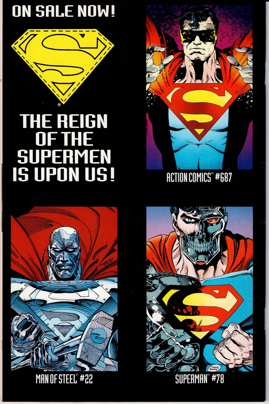 ADVENTURES OF SUPERMAN (1ST SERIES) #501 NM Die-Cut Cover Variant