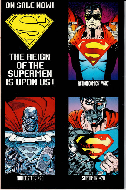 ADVENTURES OF SUPERMAN (1ST SERIES) #501 NM Die-Cut Cover Variant