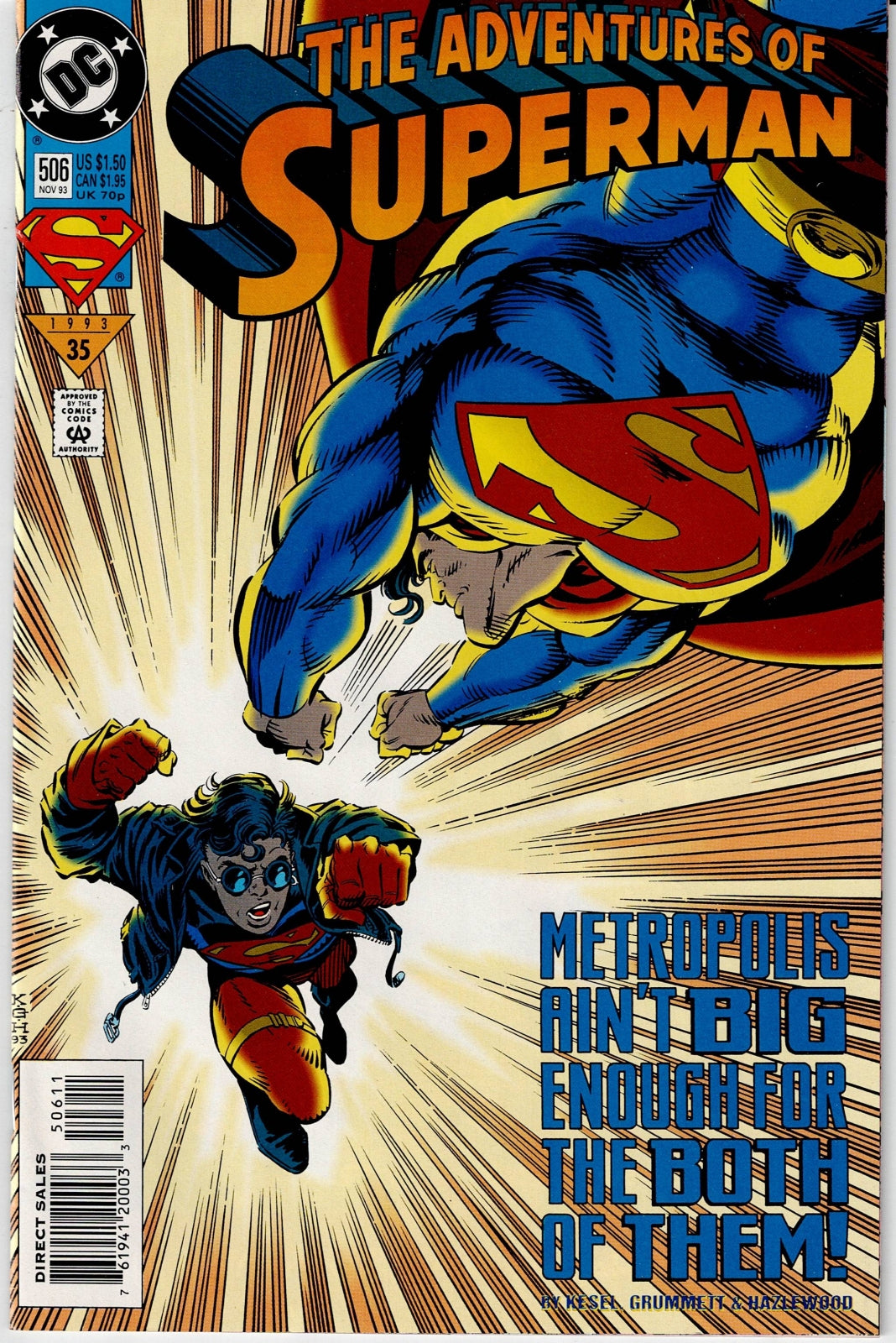 ADVENTURES OF SUPERMAN (1ST SERIES) #506 VF/NM