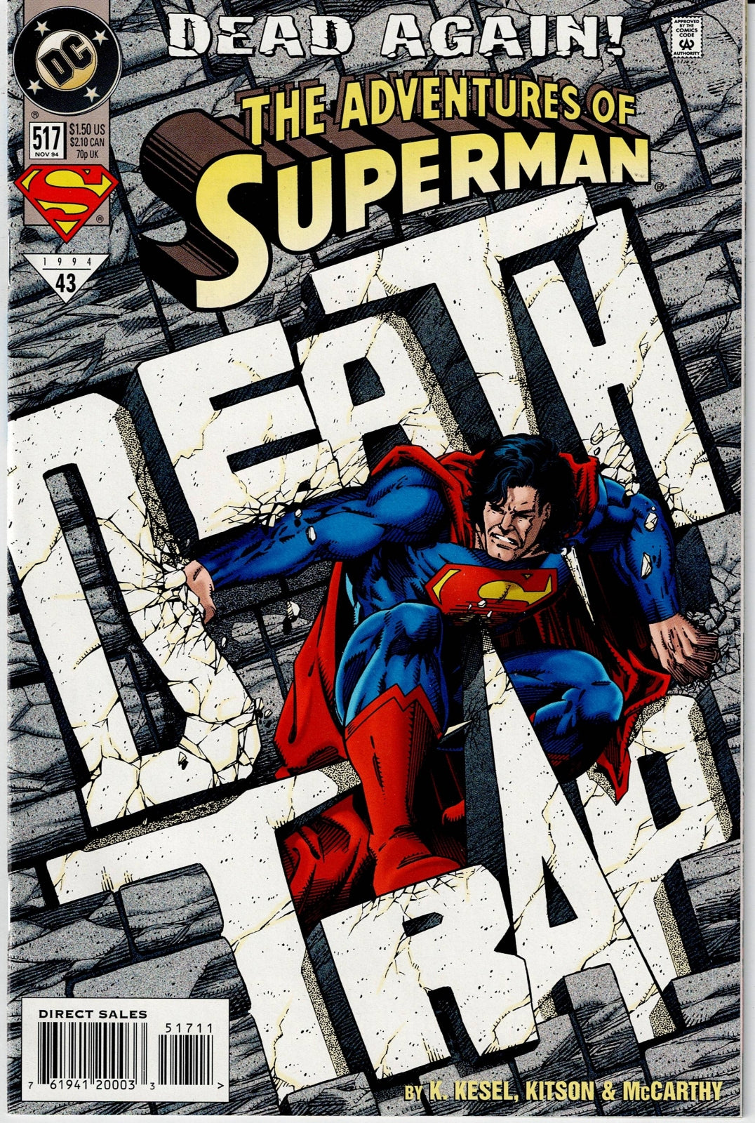 ADVENTURES OF SUPERMAN (1ST SERIES) #517 NM-