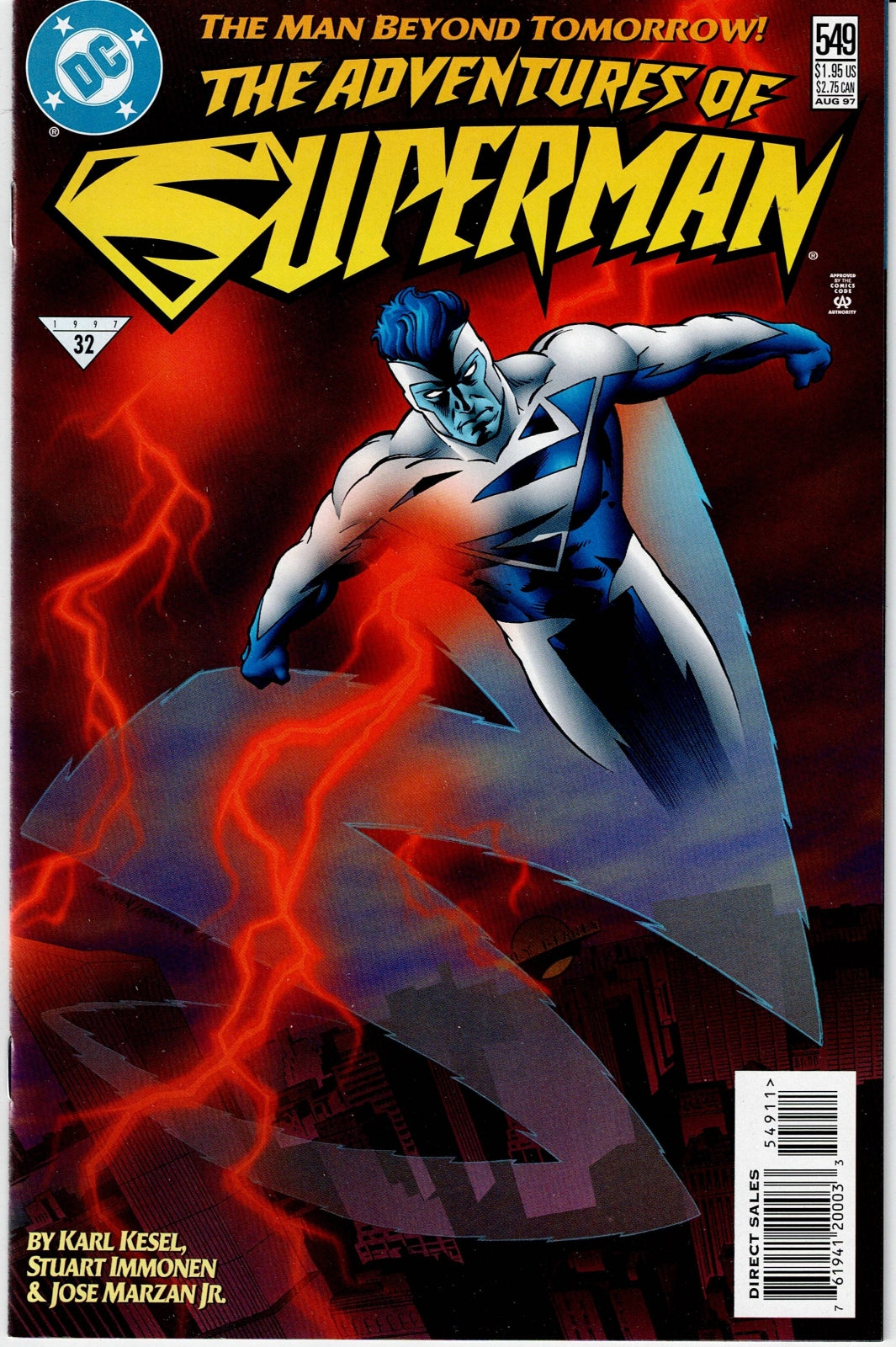 ADVENTURES OF SUPERMAN (1ST SERIES) #549 NM-