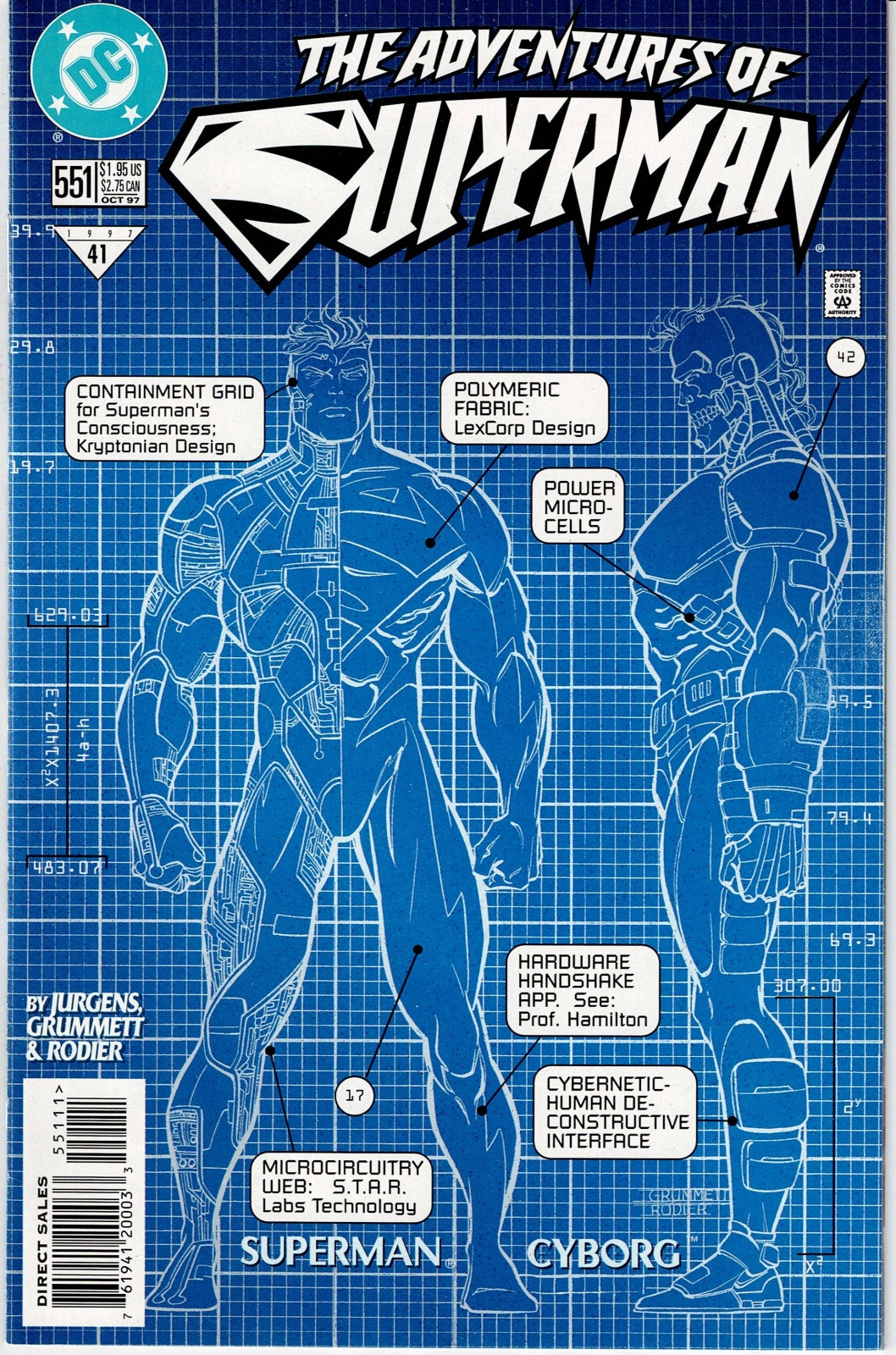 ADVENTURES OF SUPERMAN (1ST SERIES) #551 NM-