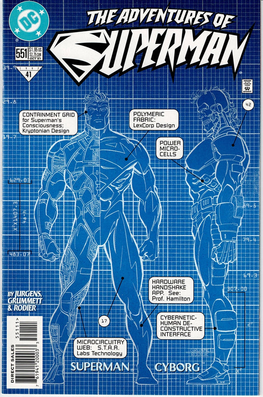 ADVENTURES OF SUPERMAN (1ST SERIES) #551 NM-