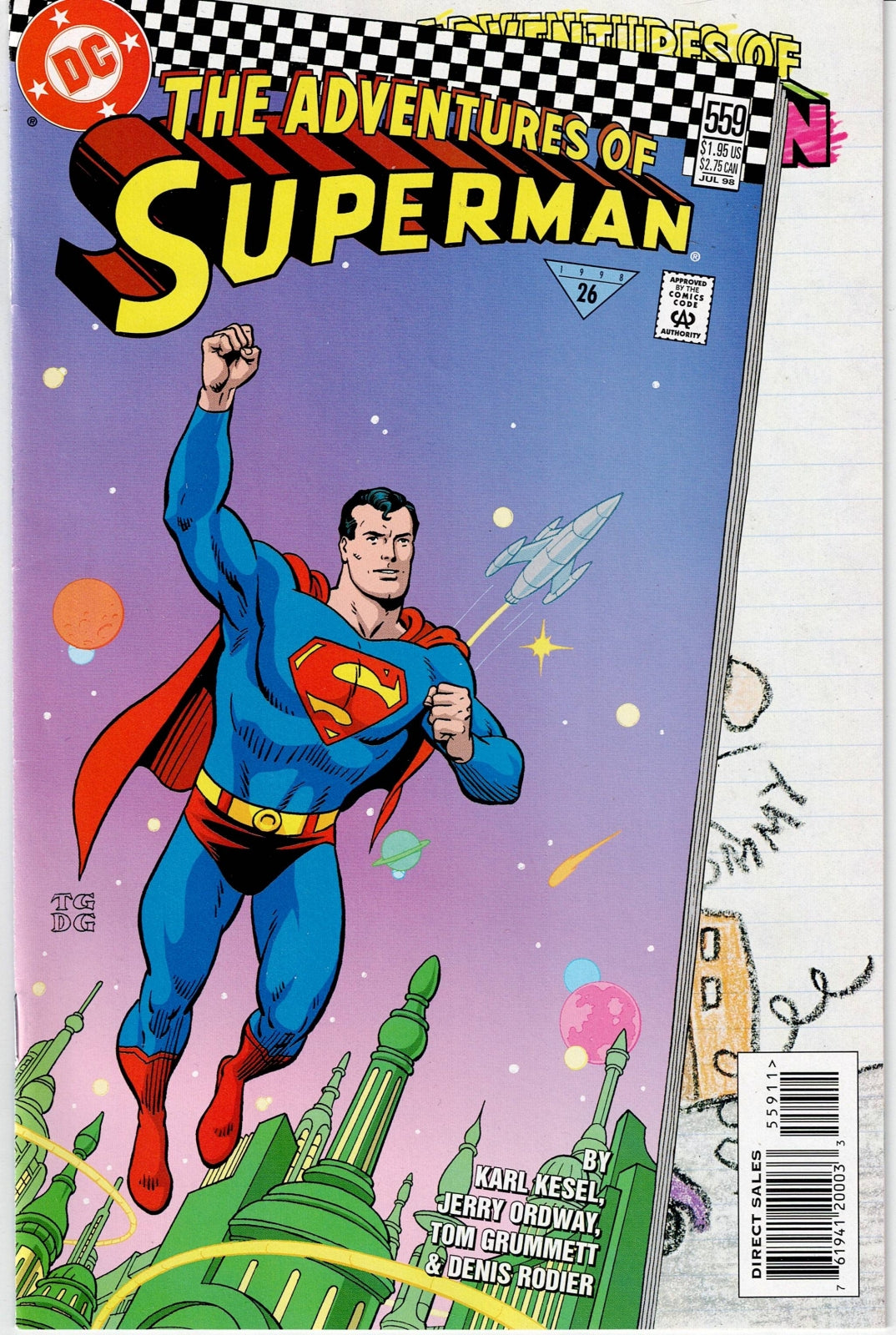 ADVENTURES OF SUPERMAN (1ST SERIES) #559 VF/NM
