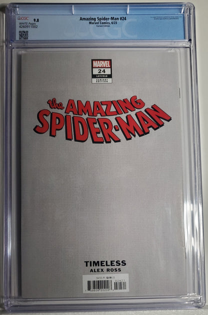 AMAZING SPIDER-MAN (6TH SERIES) #24 CGC 9.8 NM/MT Alex Ross Timeless Vulture