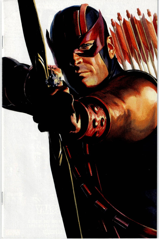AVENGERS (8TH SERIES) #42 NM- Alex Ross Timeless HAWKEYE Virgin Variant