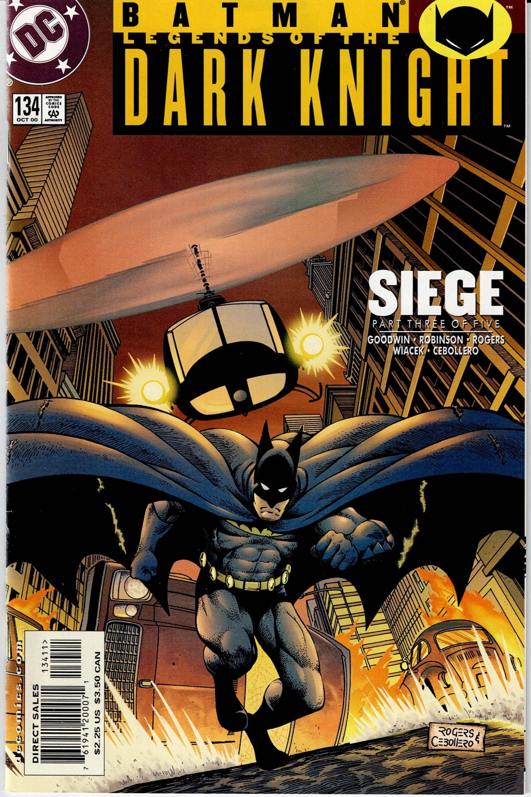 BATMAN: LEGENDS OF THE DARK KNIGHT #134 FN/VF