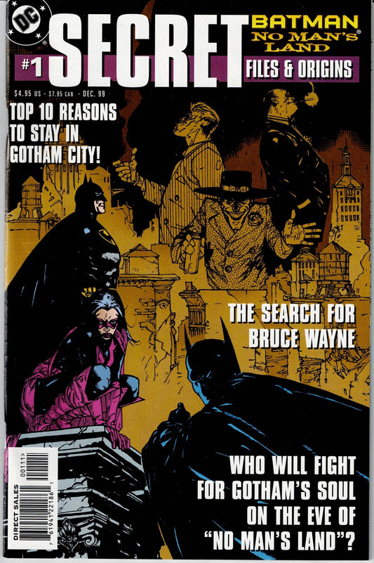 BATMAN: NO MAN'S LAND SECRET FILES # 1 VF/NM