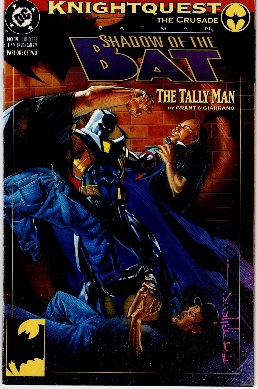 BATMAN: SHADOW OF THE BAT #19 FN/VF