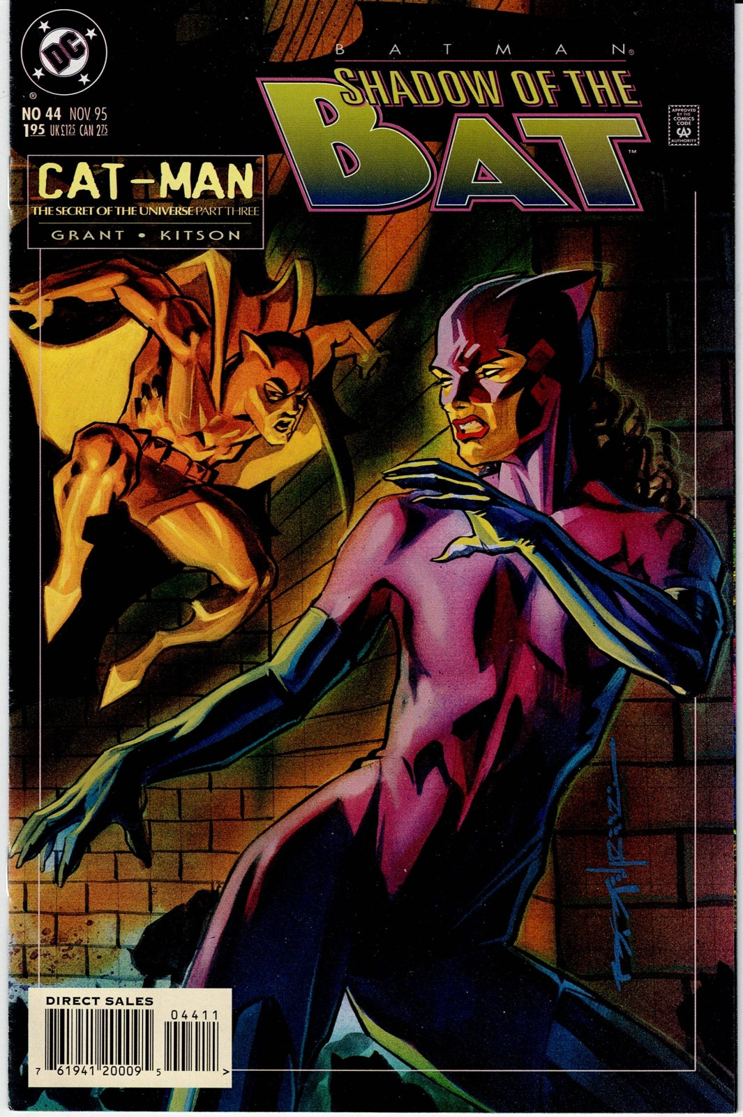 BATMAN: SHADOW OF THE BAT #44 VF