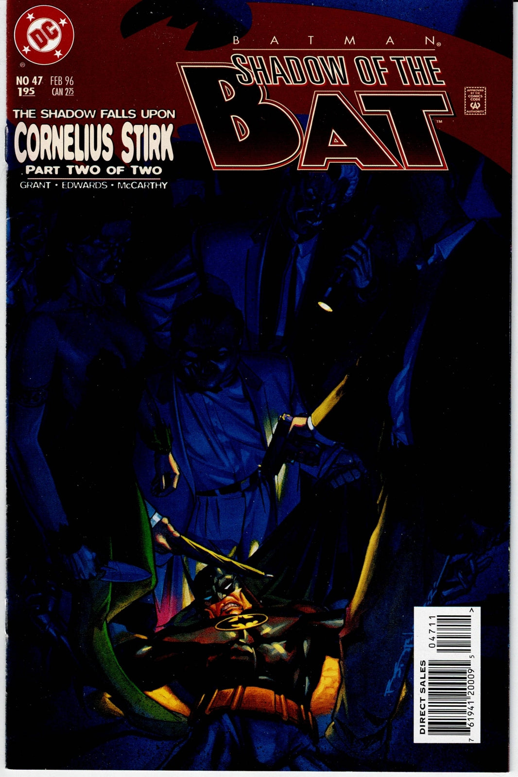 BATMAN: SHADOW OF THE BAT #47 FN/VF