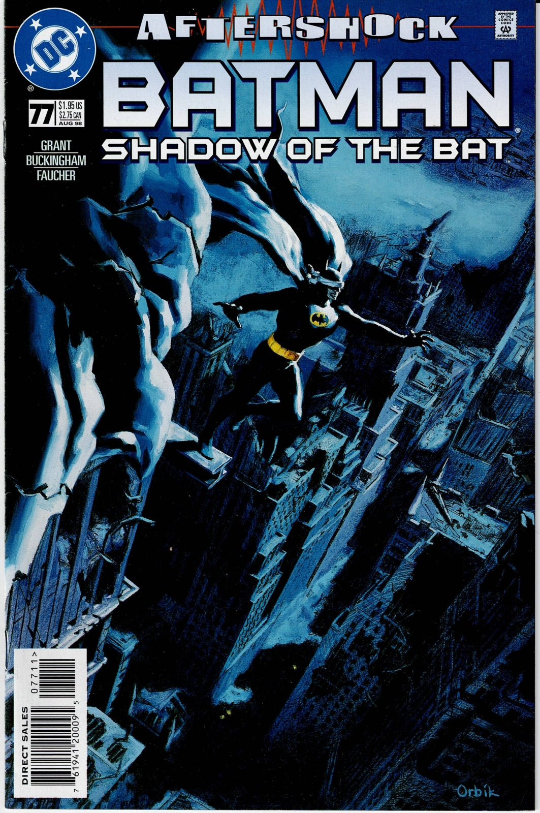 BATMAN: SHADOW OF THE BAT #77 FN/VF