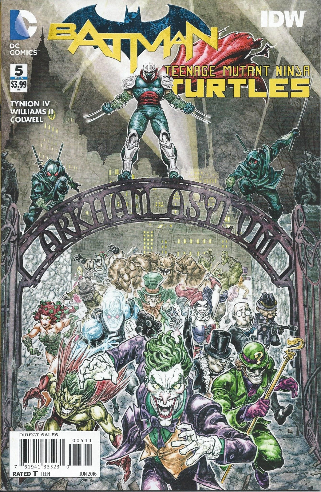 BATMAN/TEENAGE MUTANT NINJA TURTLES # 5 NM