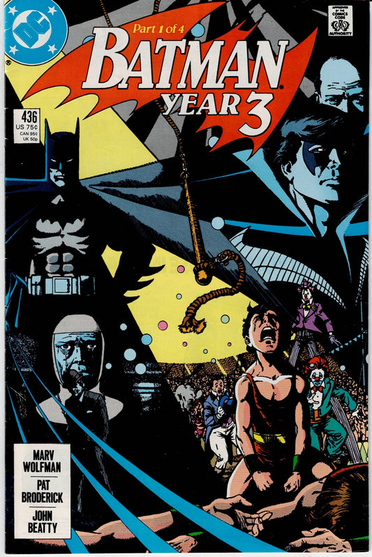BATMAN (1ST SERIES) #436 FN/VF 1st Tim Drake