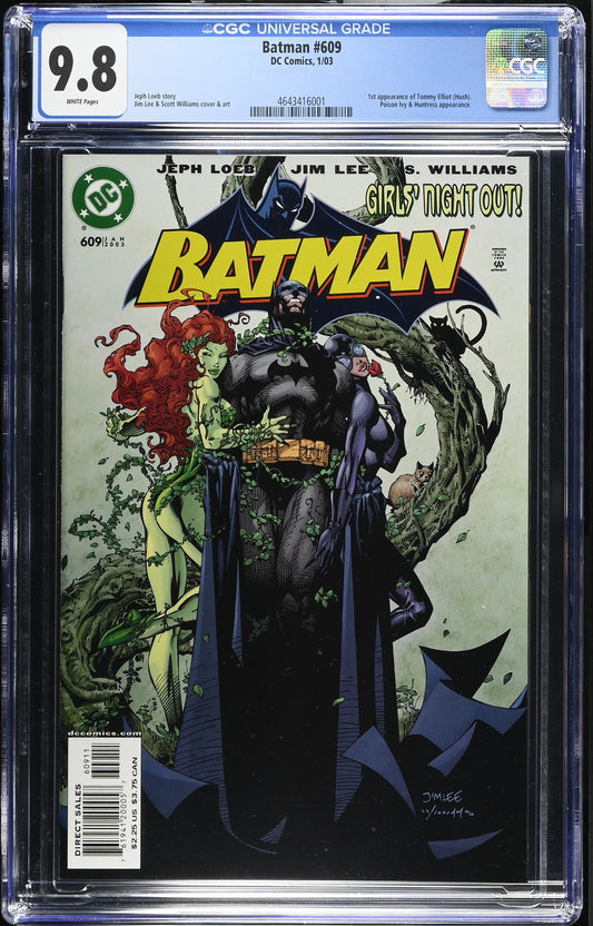 BATMAN (1ST SERIES) #609 CGC 9.8 NM/MT HUSH Pt 2 1st Thomas Elliot