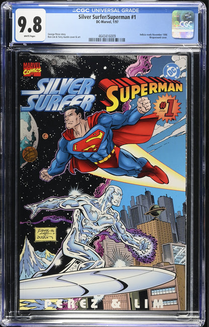 SILVER SURFER / SUPERMAN # 1 CGC 9.8 NM/MT Marvel / DC Crossover Event