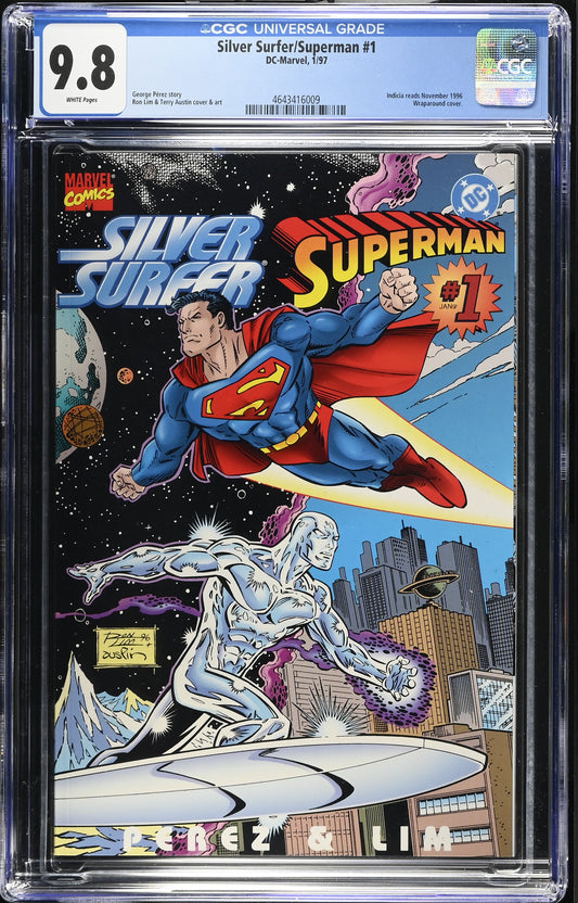 SILVER SURFER / SUPERMAN # 1 CGC 9.8 NM/MT Marvel / DC Crossover Event