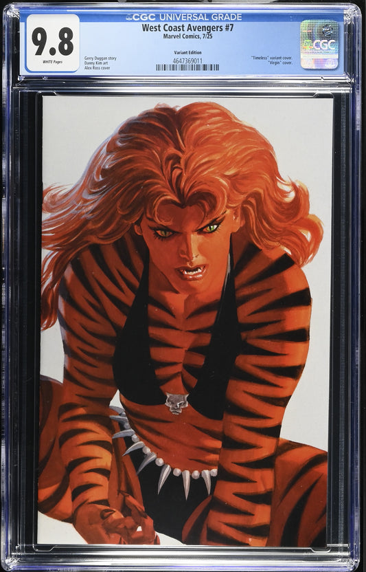 WEST COAST AVENGERS (3RD SERIES) # 7 CGC 9.8 NM/MT Alex Ross Timeless TIGRA