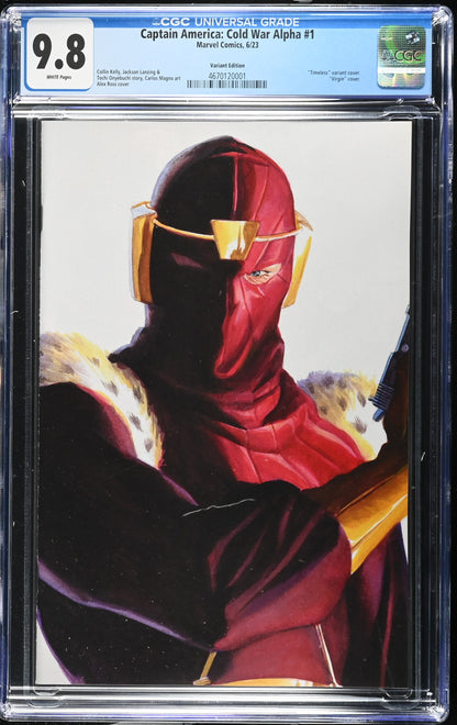 CAPTAIN AMERICA: COLD WAR ALPHA #1 CGC 9.8 NM/MT Alex Ross Timeless ZEMO