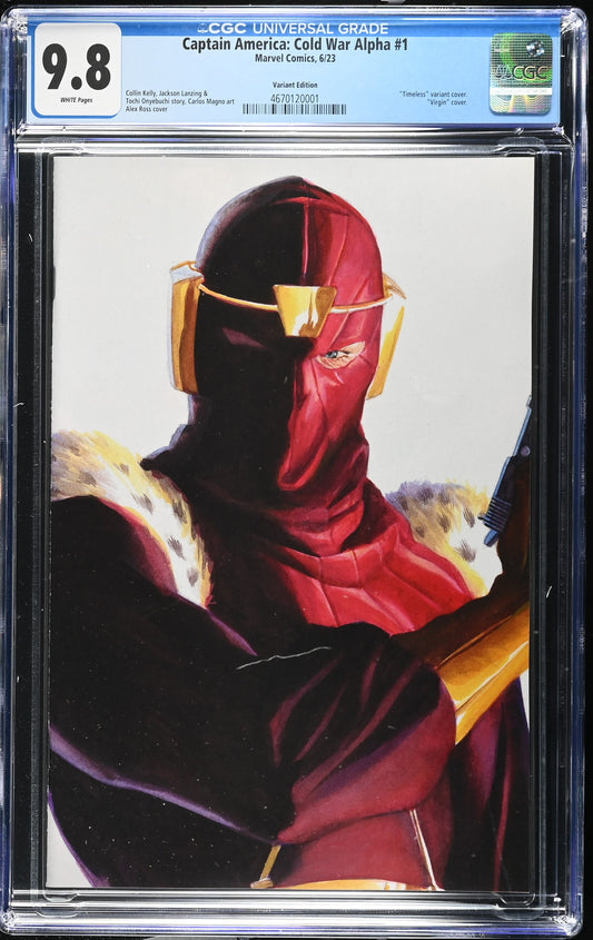CAPTAIN AMERICA: COLD WAR ALPHA #1 CGC 9.8 NM/MT Alex Ross Timeless ZEMO